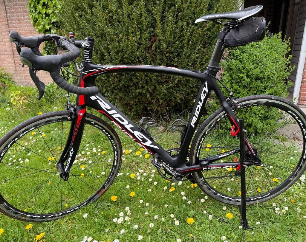 racefiets Ridley Noah mat zwart/ rood, Fietsen en Brommers, 28 inch, Carbon, Heren, Zo goed als nieuw