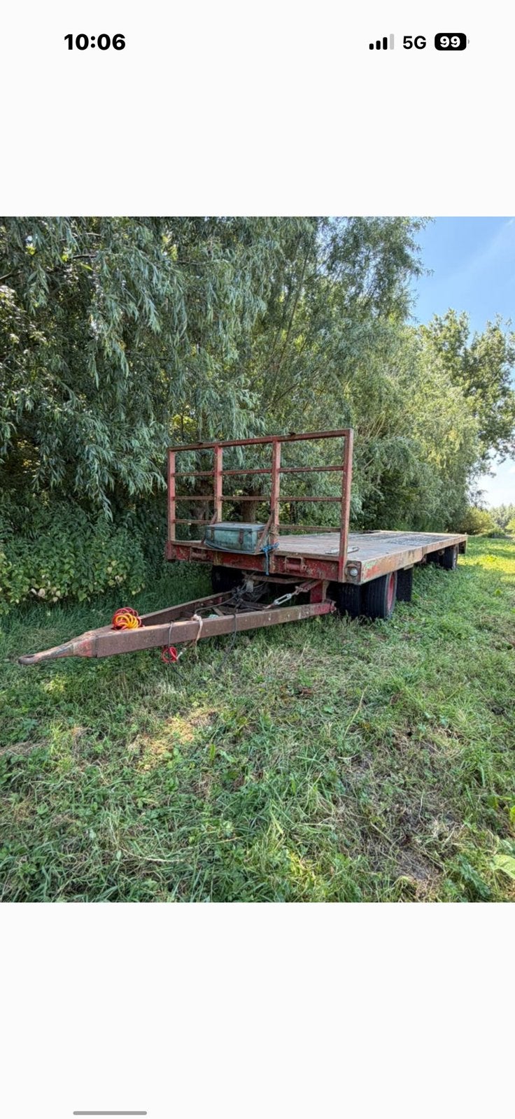 Hooi wagen, Zakelijke goederen, Ophalen