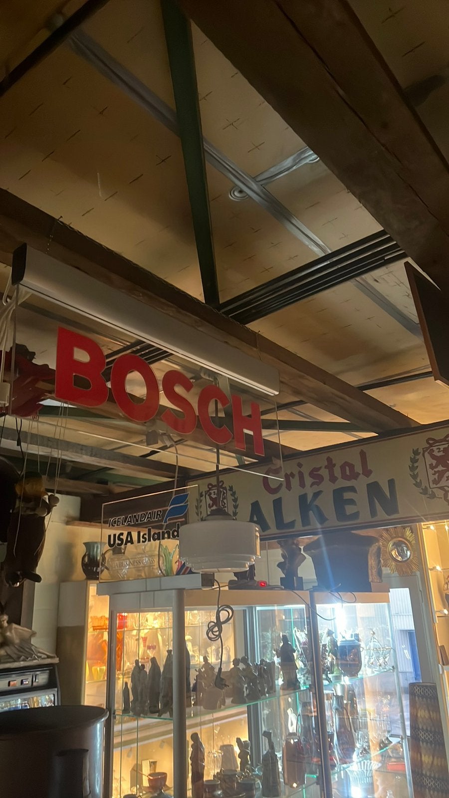 Lichtreclame Garage Bosch jaren 80, Verzamelen, Merken en Reclamevoorwerpen, Ophalen of Verzenden
