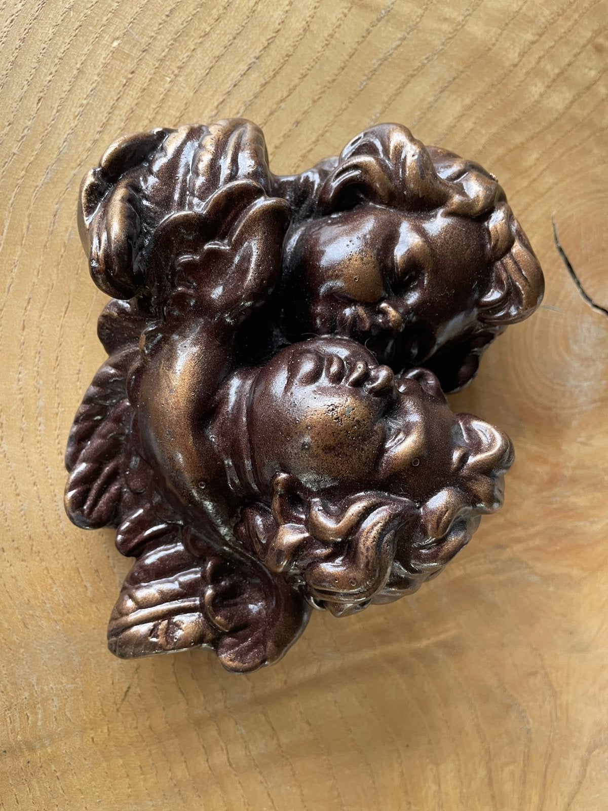 Bronzen beeldje engelen, Enlèvement, Neuf, Campagnard