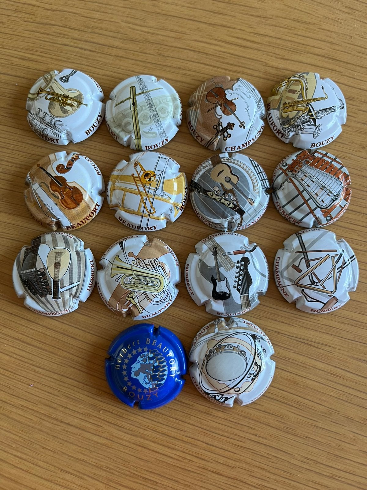 Champagne capsules Herbert Beaufort, Ophalen of Verzenden, Zo goed als nieuw