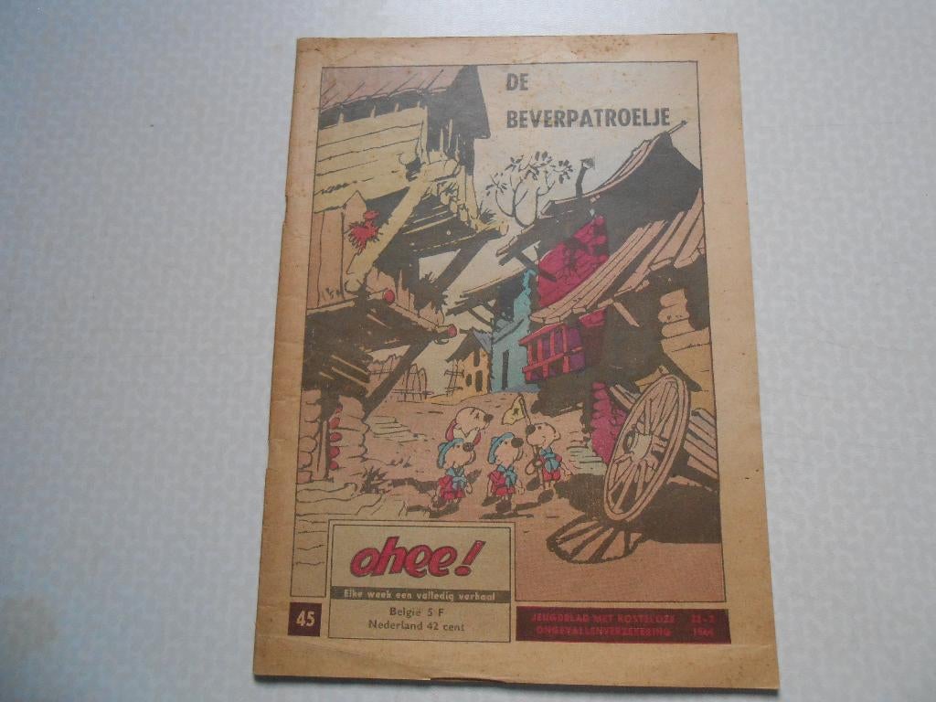 Ohee 45 De Beverpatroelje 1964., M. Tillieux, Enlèvement ou Envoi, Une BD, Comme neuf