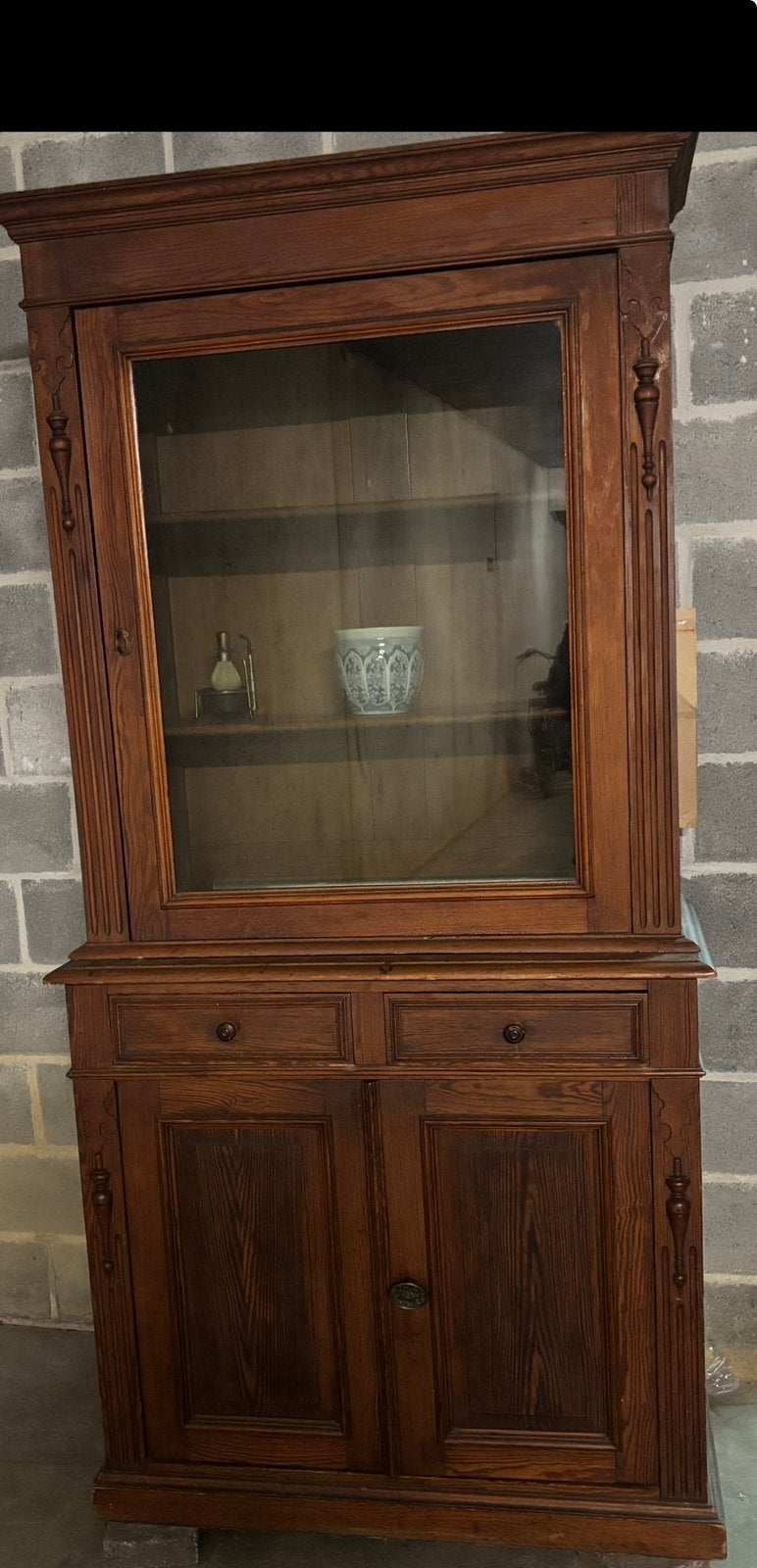 Armoire ancienne, Maison & Meubles, Antiek anno 1890, Autres essences de bois, 100 à 150 cm, Utilisé