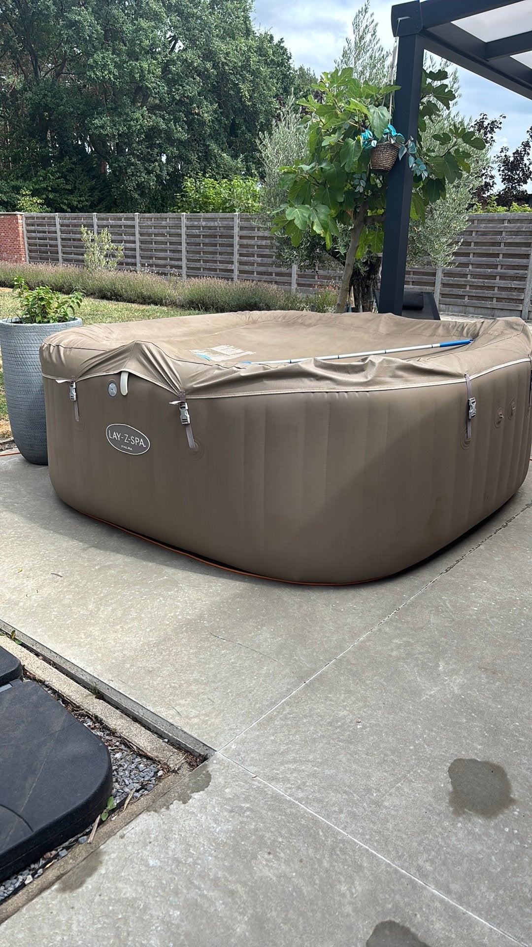 Jaccuzi te koop, Tuin en Terras, Bubbelbaden en Hottubs, Ophalen, Gebruikt, Filter, Opblaasbaar