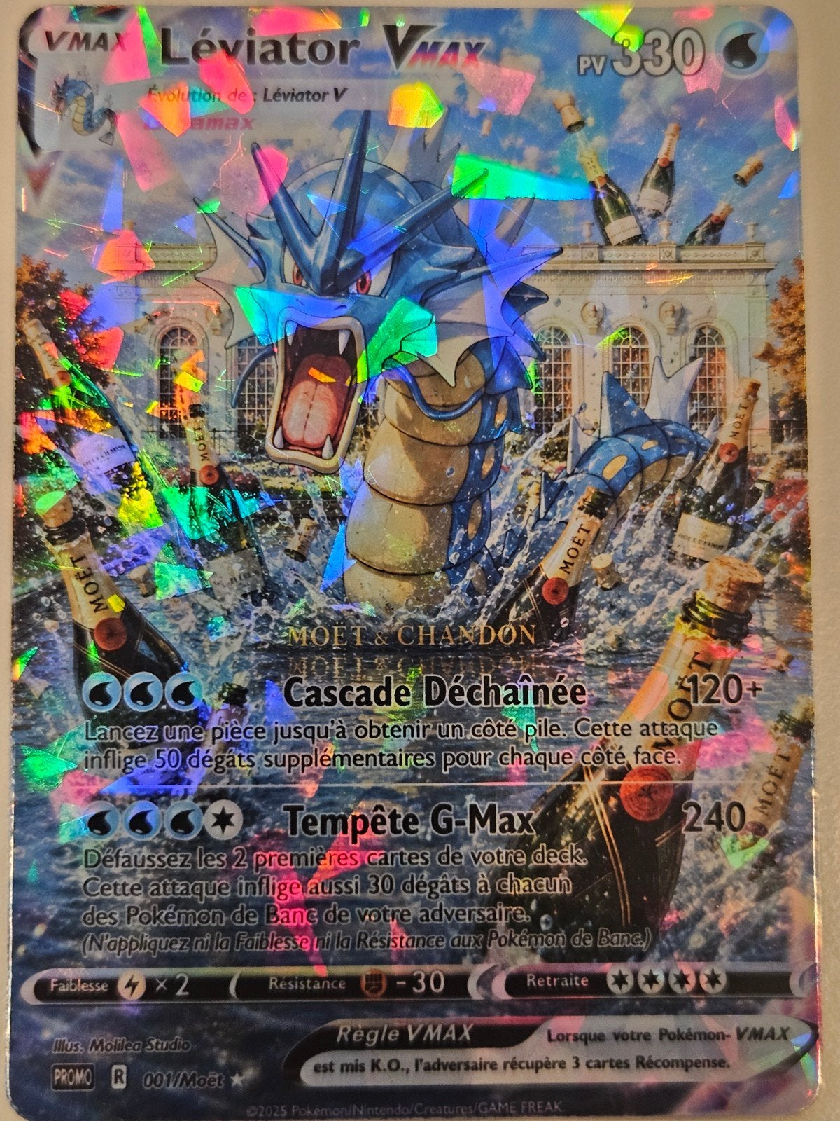 Pokemon Léviator pv330 - uiterst zeldzame versie, Verzenden, Nieuw, Losse kaart