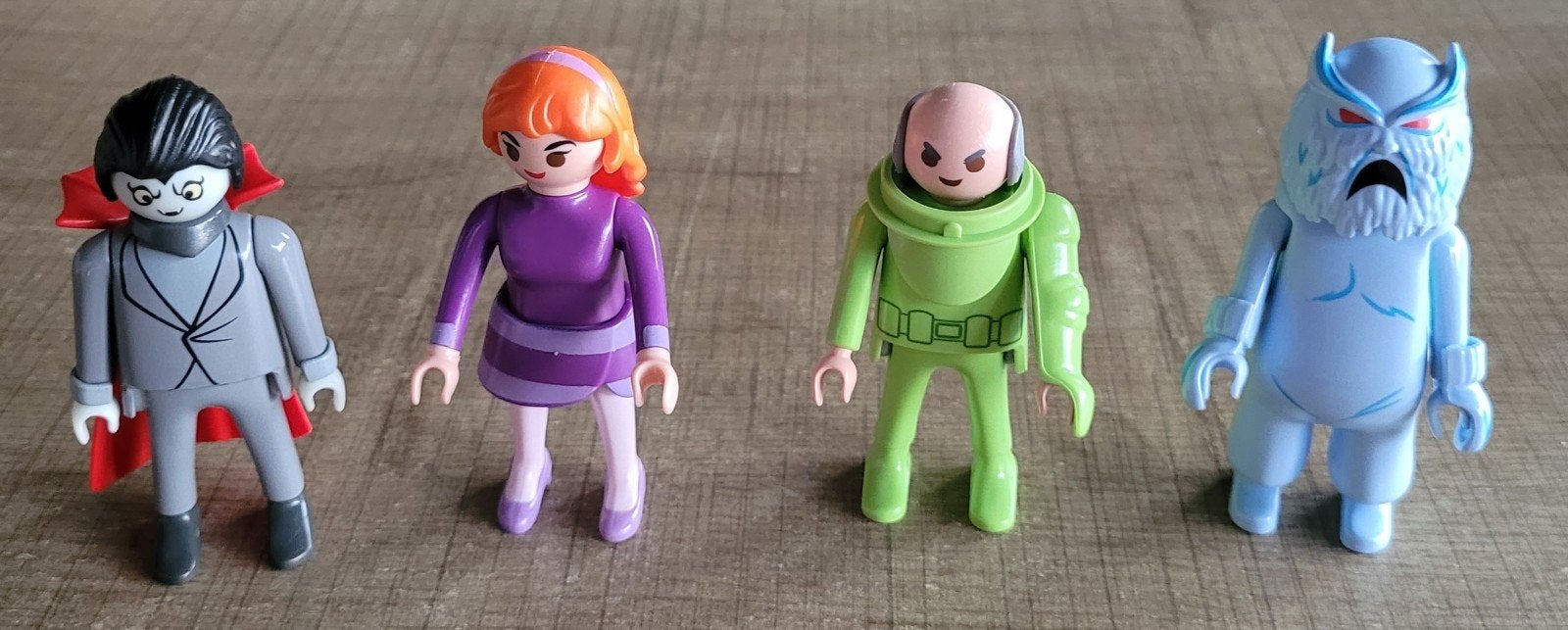 Playmobil reeks Scooby-Doo: 4 figuurtjes, Ophalen of Verzenden, Gebruikt, Figuren
