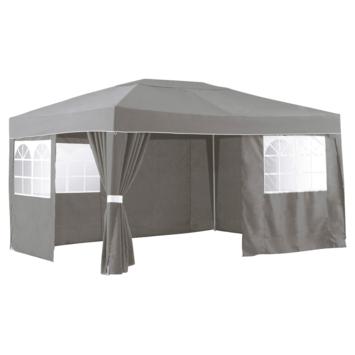 Partytent Mallorca 3x4 m met zijwanden + extra regenkap, Neuf, Tente de réception, Moins de 4 mètres, 2 mètres ou plus