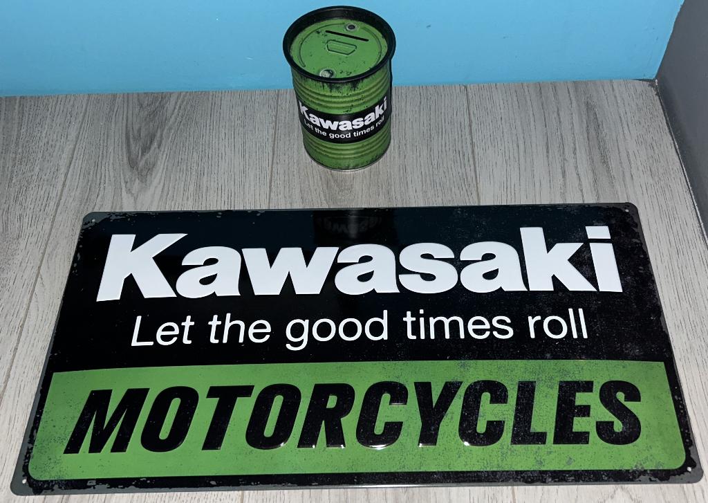 Kawasaki gadgets Nostalgic-Arts, Ophalen of Verzenden, Zo goed als nieuw, Overige typen