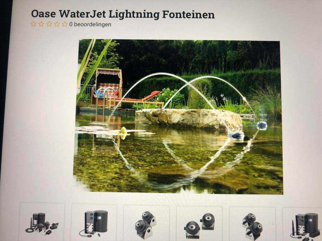 Oase water fontein, Ophalen, Fontein