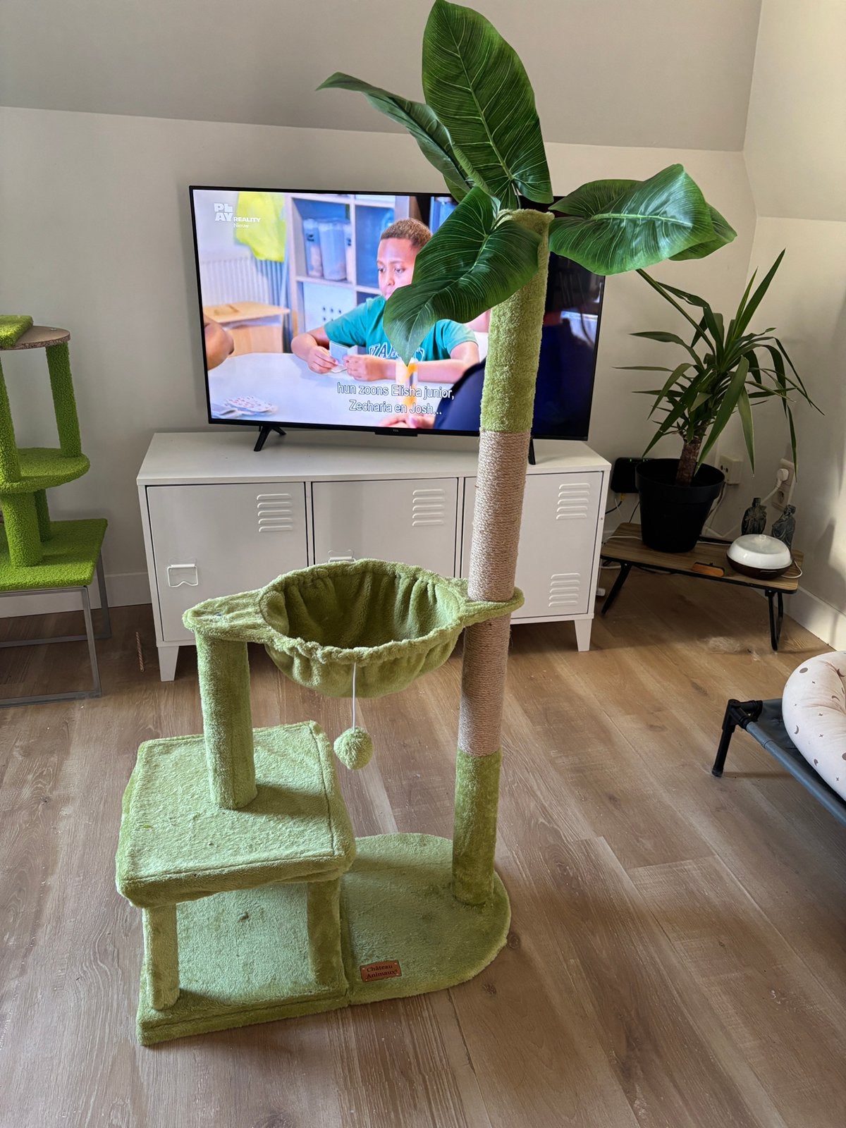 Tropic 1.30m katten krabpaal, Dieren en Toebehoren, Kattenspeelgoed, Ophalen, Zo goed als nieuw