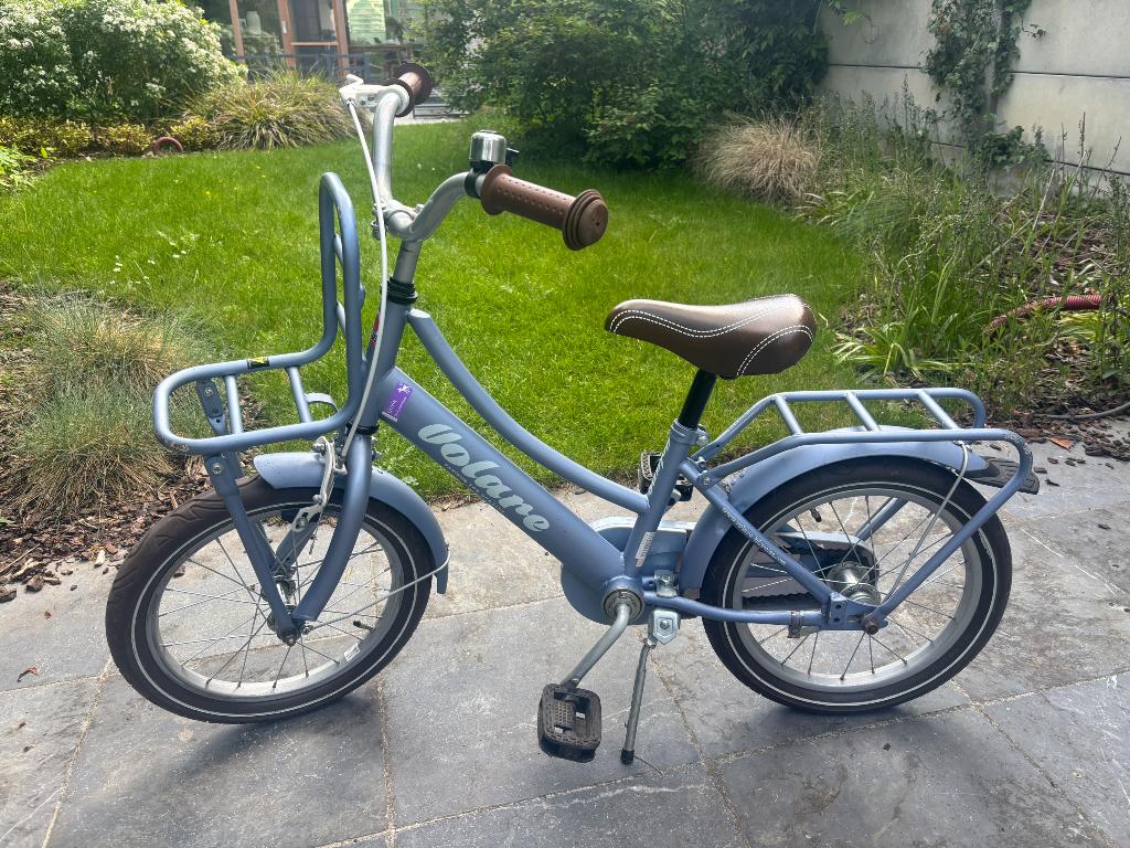 Kinderfiets 16 inch lichtblauw Volare, Ophalen, Velgrem, Volare, 16 inch