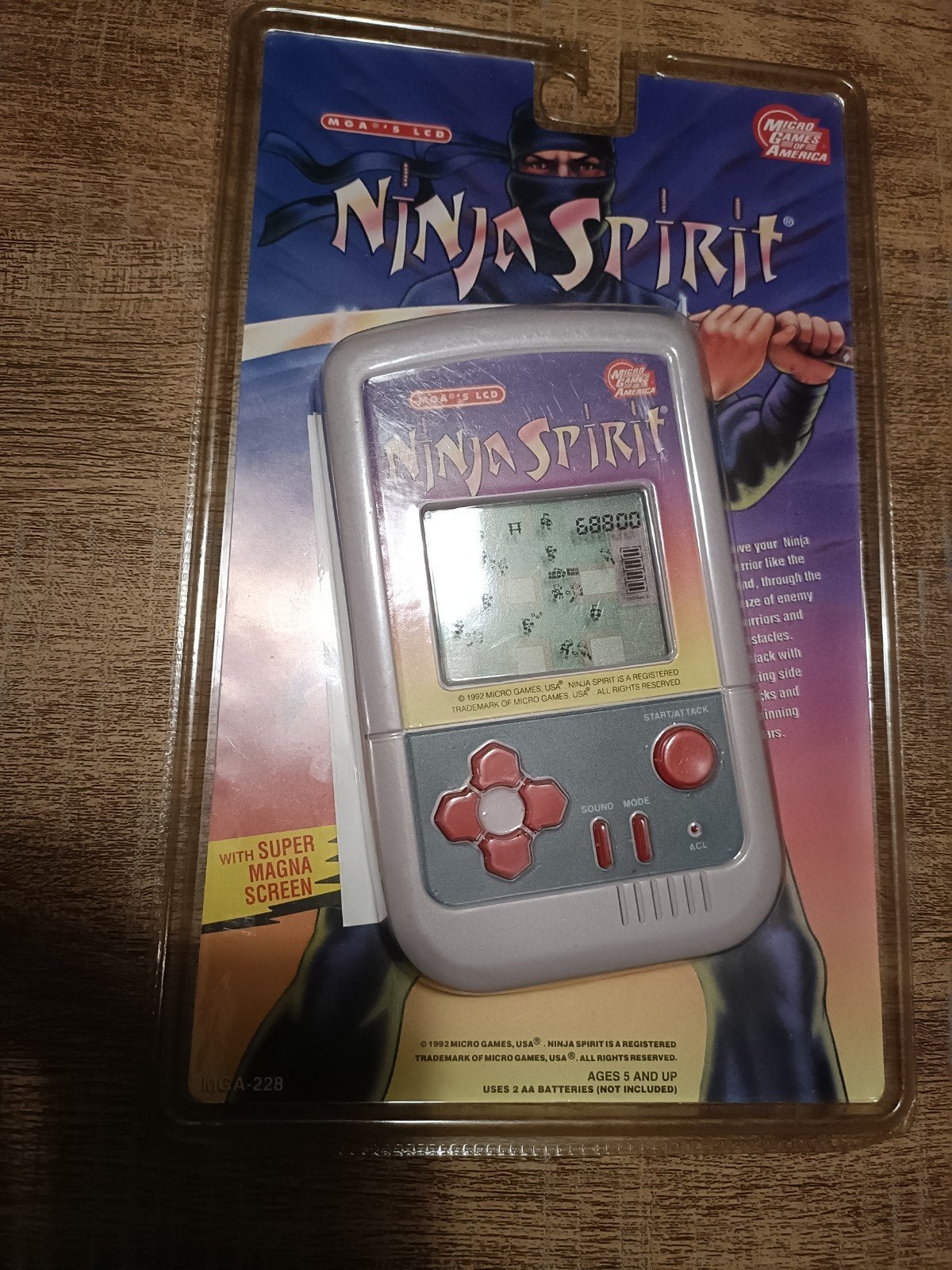 Ninja Spirit (Micro Games of America) - LCD game, Consoles de jeu & Jeux vidéo, Consoles de jeu | Autre, Enlèvement