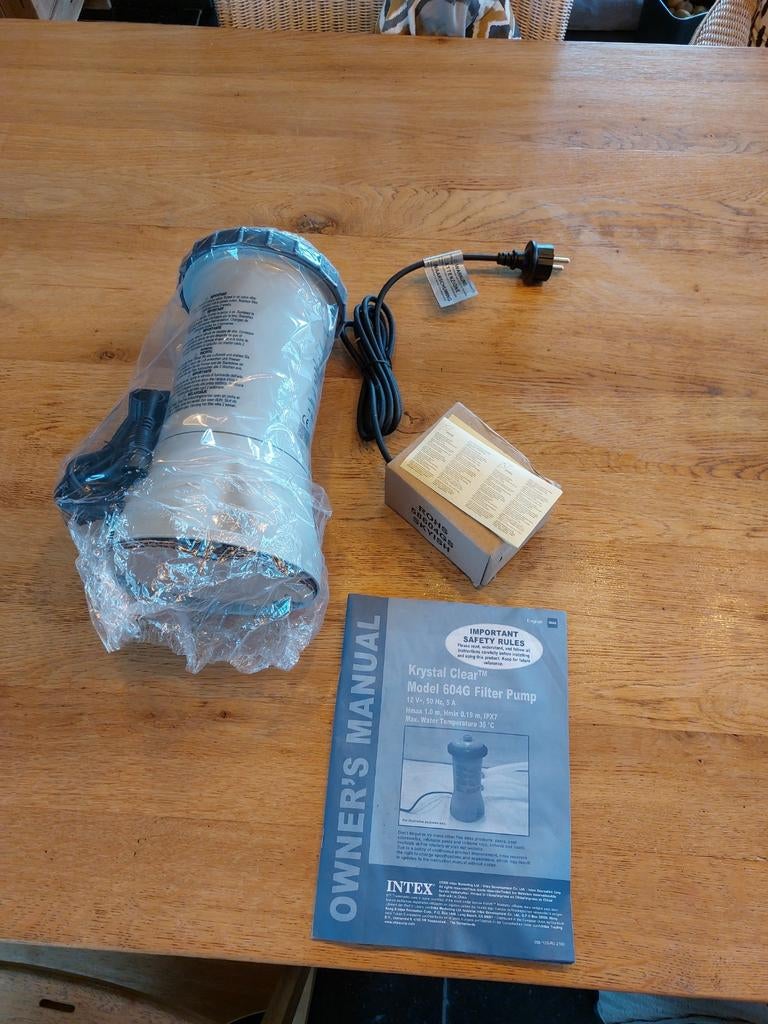 Intex filterpomp 604G - nieuw in verpakking, Enlèvement, Neuf