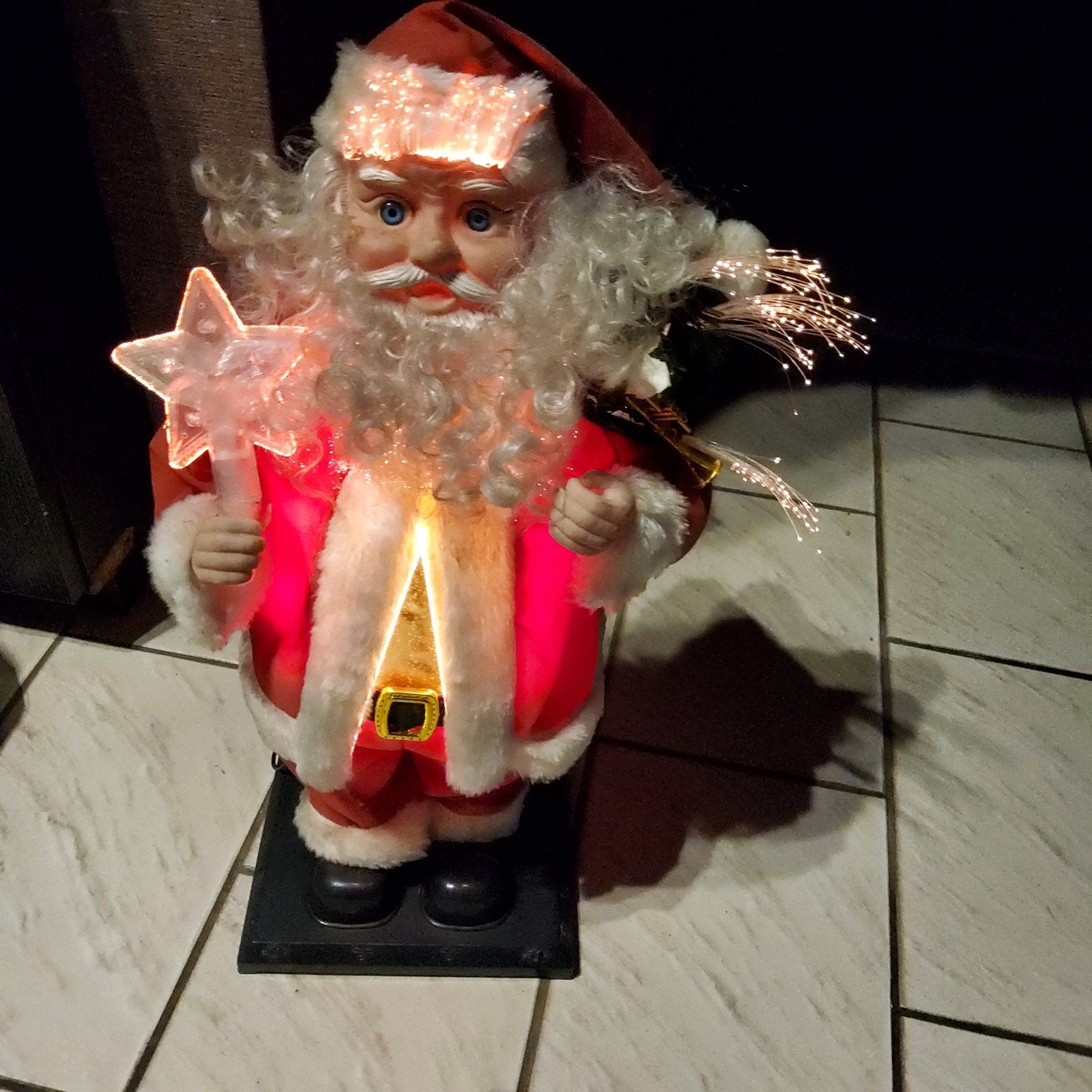kerstman met licht, Diversen, Ophalen
