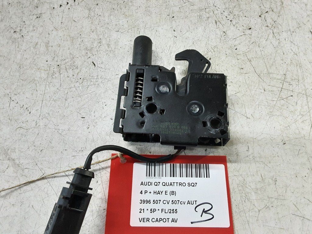 SERRURE CAPOT Audi SQ7 (4MB / 4MG) (4M0823509B), Autos : Pièces & Accessoires, Carrosserie & Tôlerie, Audi, Utilisé