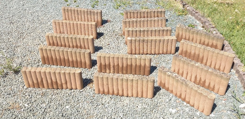 Boordstenen, Tuin en Terras, Bielzen en Borduren, Ophalen, Gebruikt, Minder dan 25 cm, Border