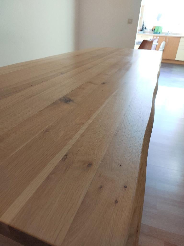 Boomstamtafel 280 cm/100 cm, Comme neuf, Enlèvement, 50 à 100 cm, Chêne