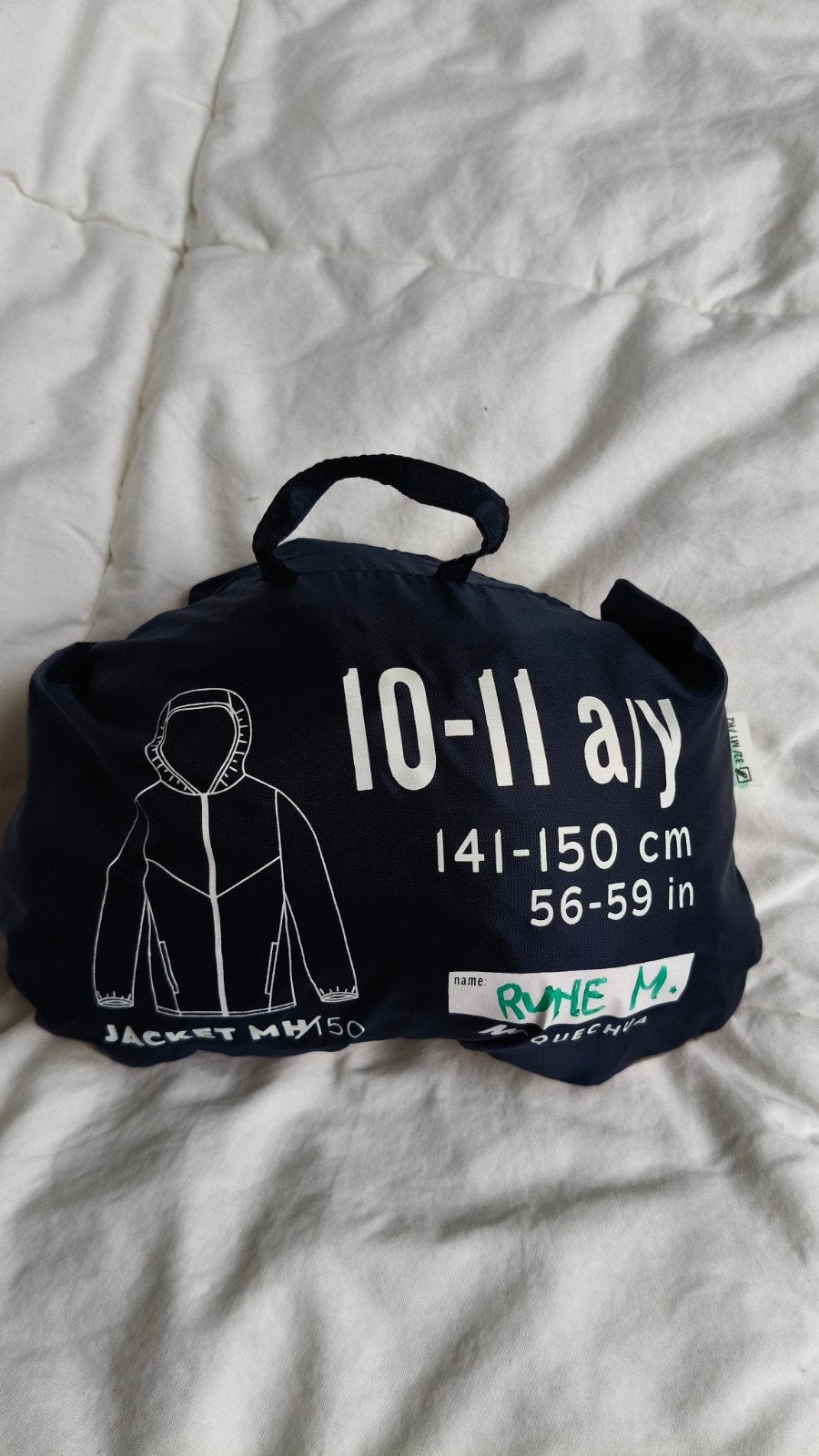 regenjas decathlon 10-11jr, Ophalen, Jongen of Meisje, Nieuw, DECATHLON.