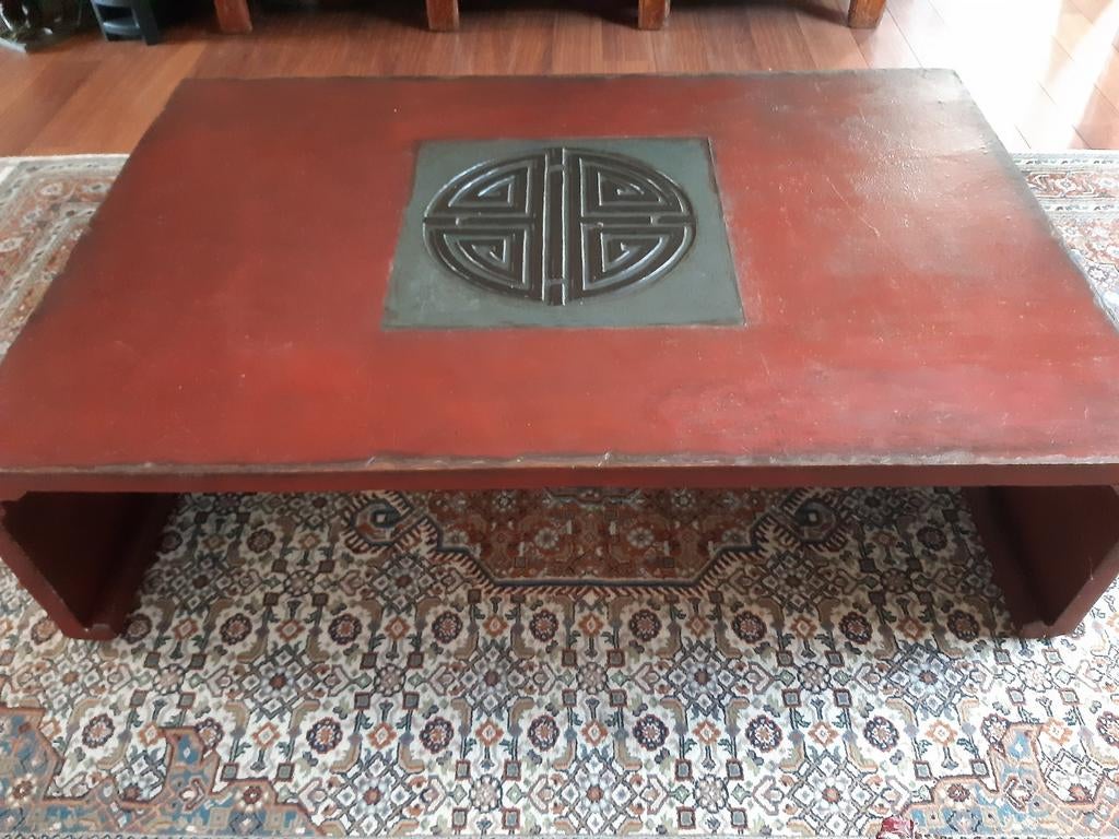 Chinese roden houten salontafel, Huis en Inrichting, Ophalen