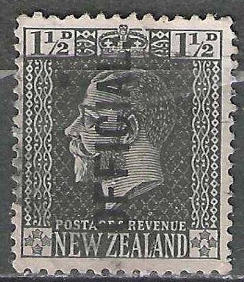 Nieuw Zeeland 1915/1921 - Yvert 162 - Koning Georges V (ST), Verzenden, Gestempeld