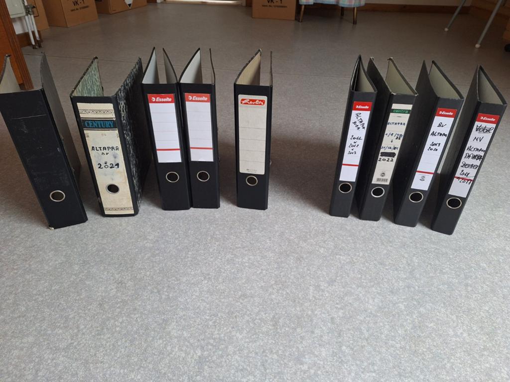 Classeurs, Ophalen