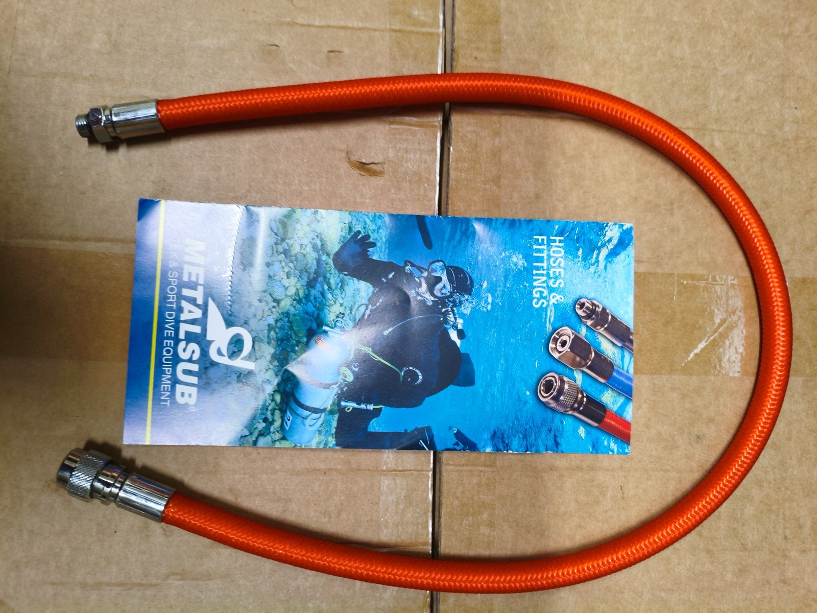 Metalsub inflatorslang, Watersport en Boten, Duiken, Ophalen of Verzenden, Zo goed als nieuw