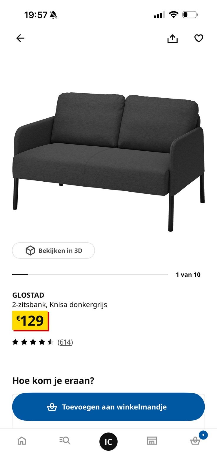 Zetel Ikea, Enlèvement, Comme neuf