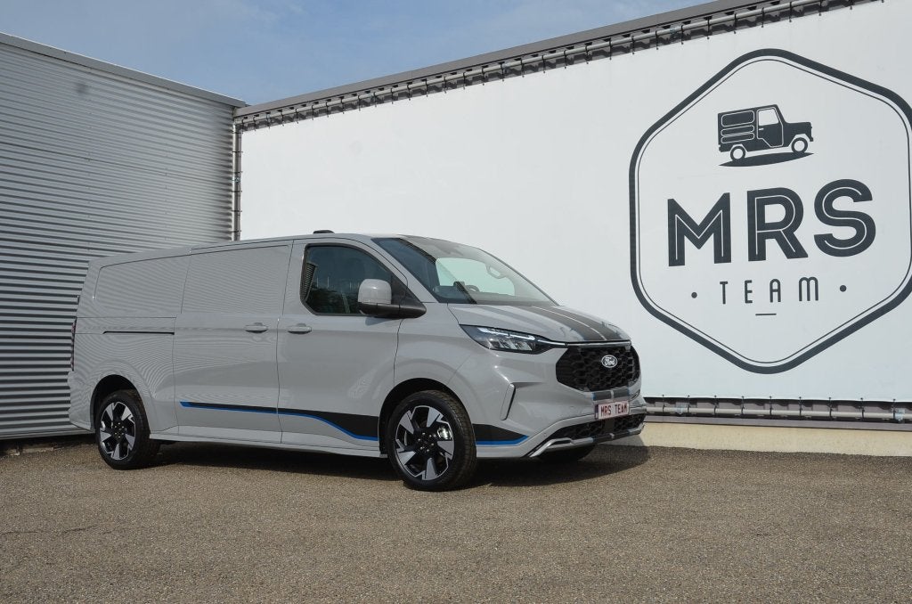 Ford Transit Custom- SPORT- L2- Automaat- Nieuw- 38990+BTW, Argent ou Gris, Achat, Euro 6, Entreprise