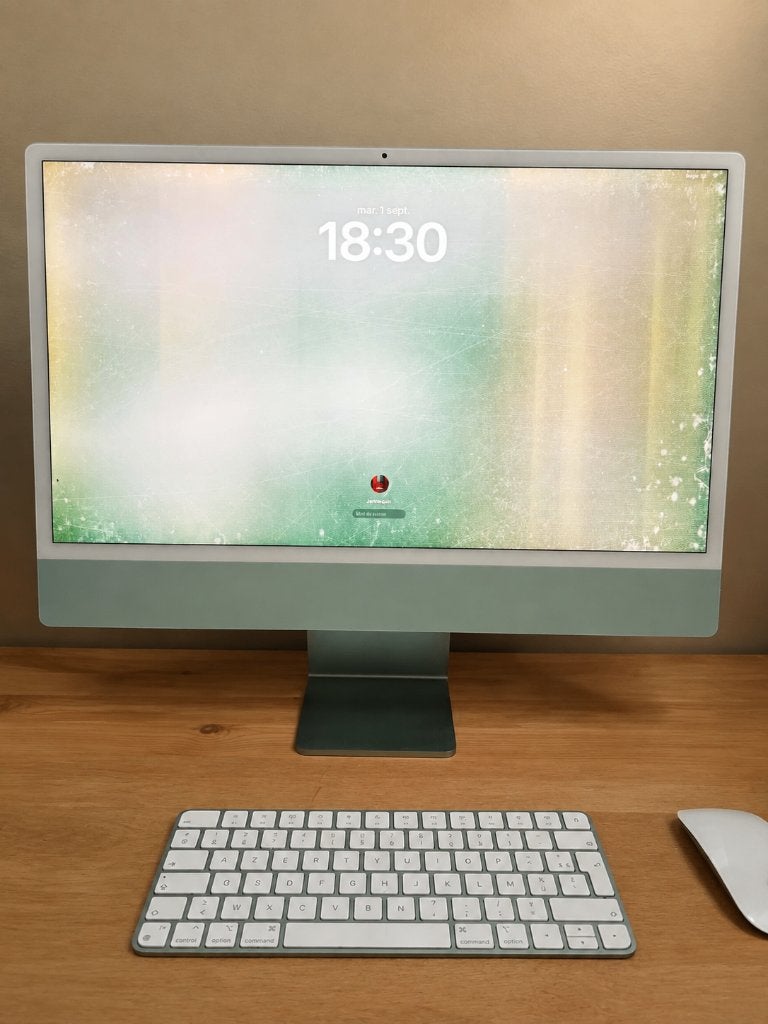 Imac 24'' M3 vert, Computers en Software, Apple Desktops, Ophalen, 24 pouces, IMac, 4 Ghz of meer