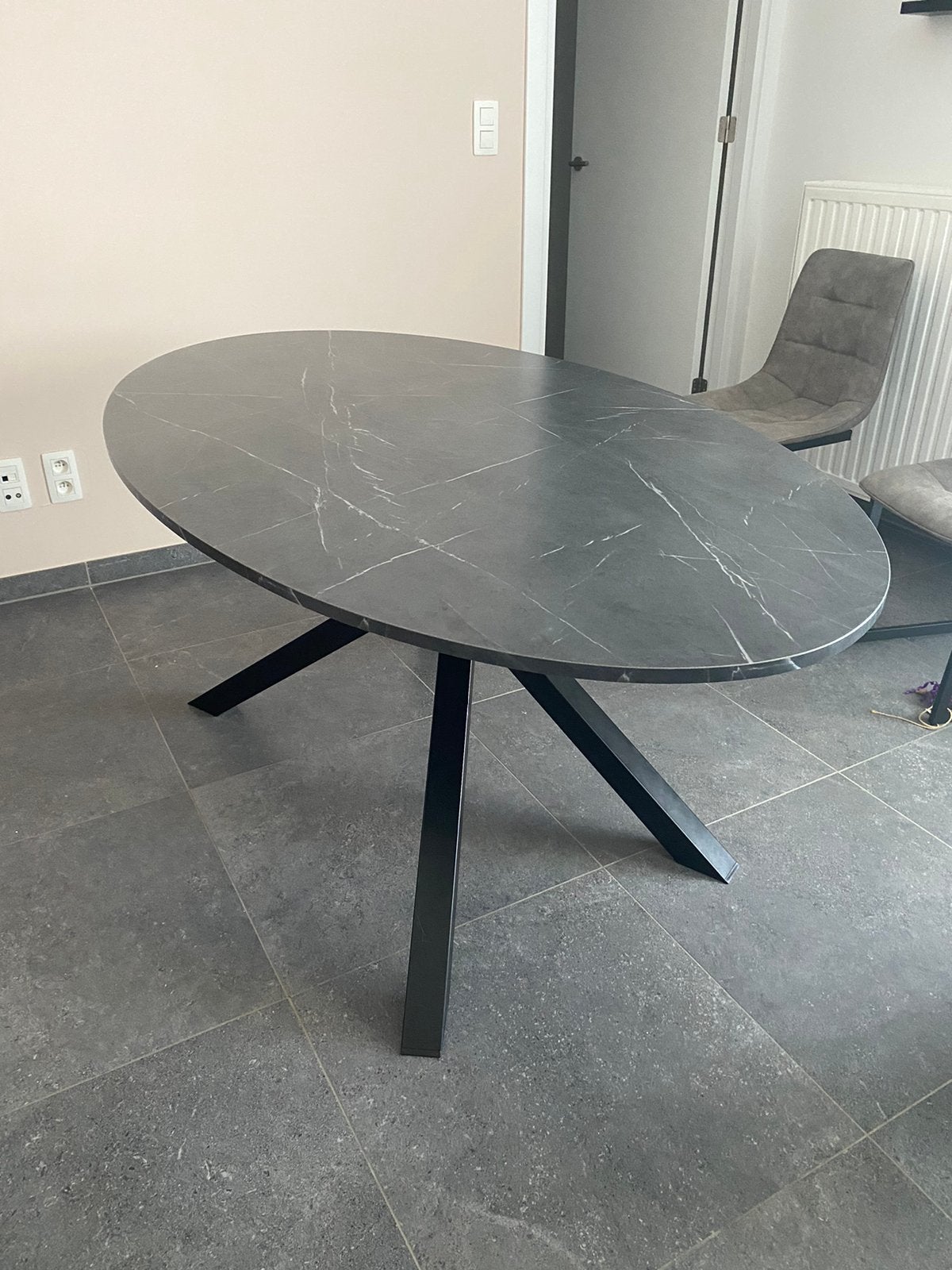 Ikea marmer tafel, Ophalen, Zo goed als nieuw