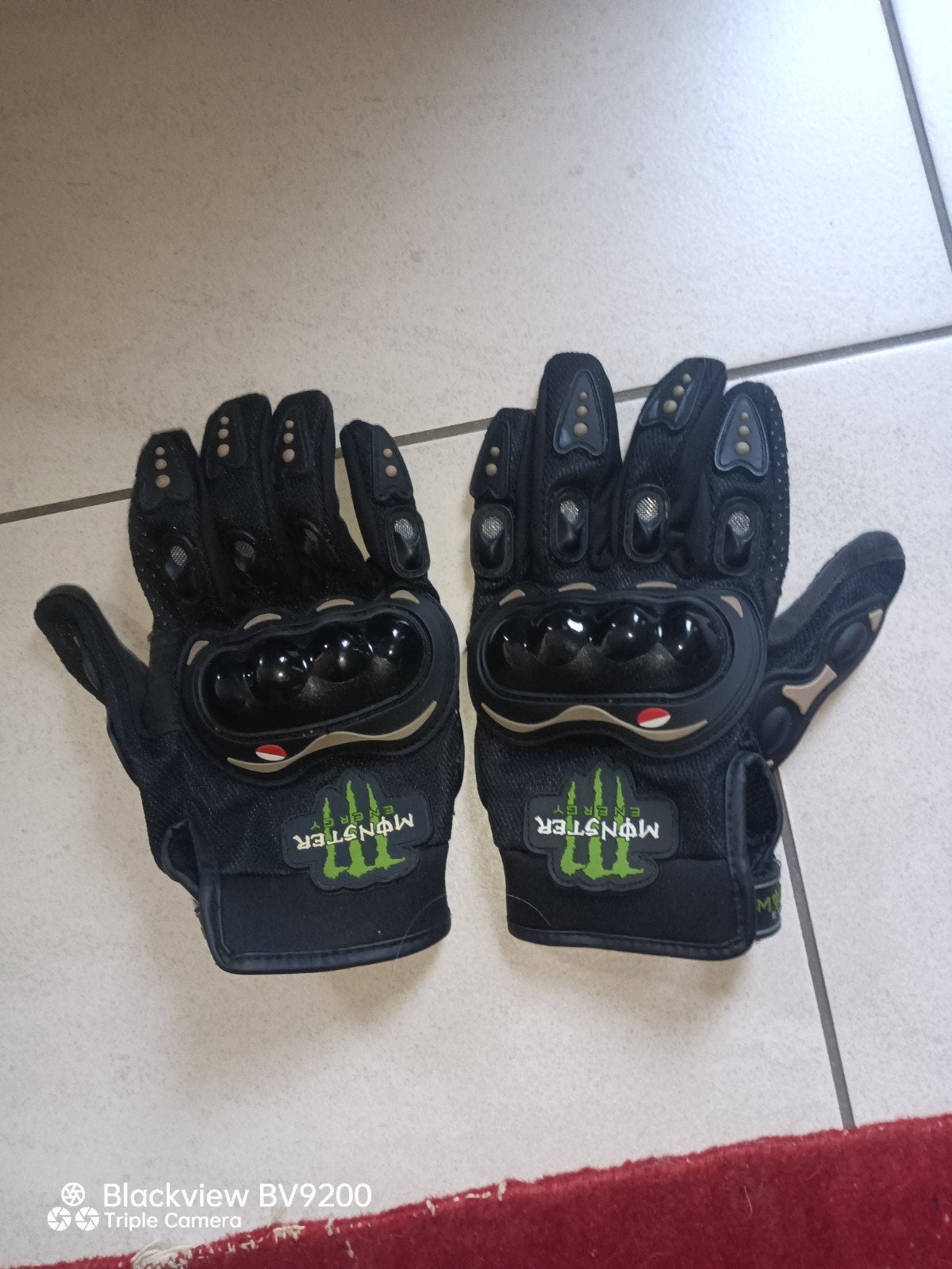 korte leren handschoen met optimale ventilatie, Motoren, Accessoires | Overige, Ophalen, Nieuw