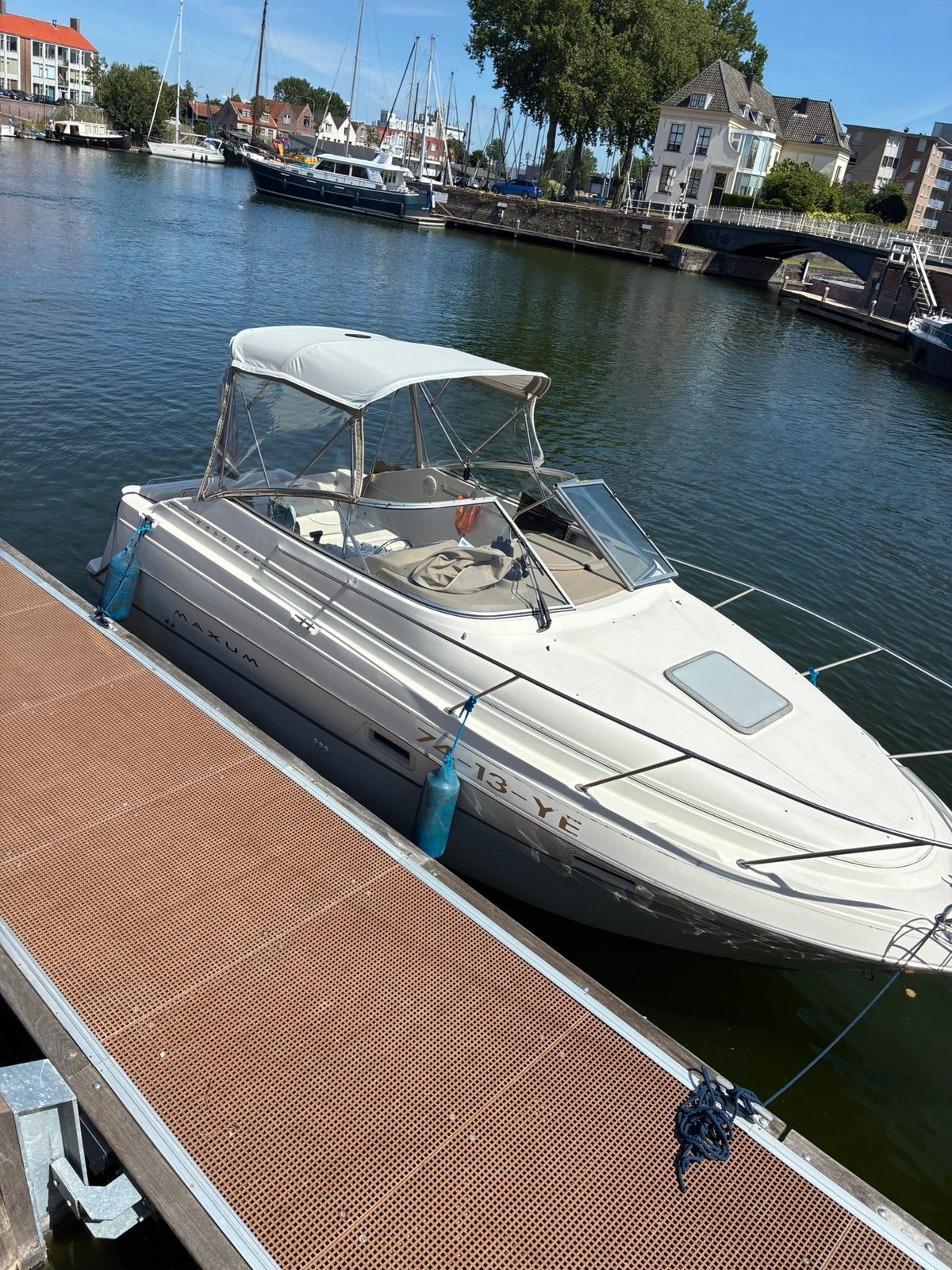 Maxum 2400 SCR, Watersport en Boten, Ophalen, Overige merken, Gebruikt, Binnenboordmotor