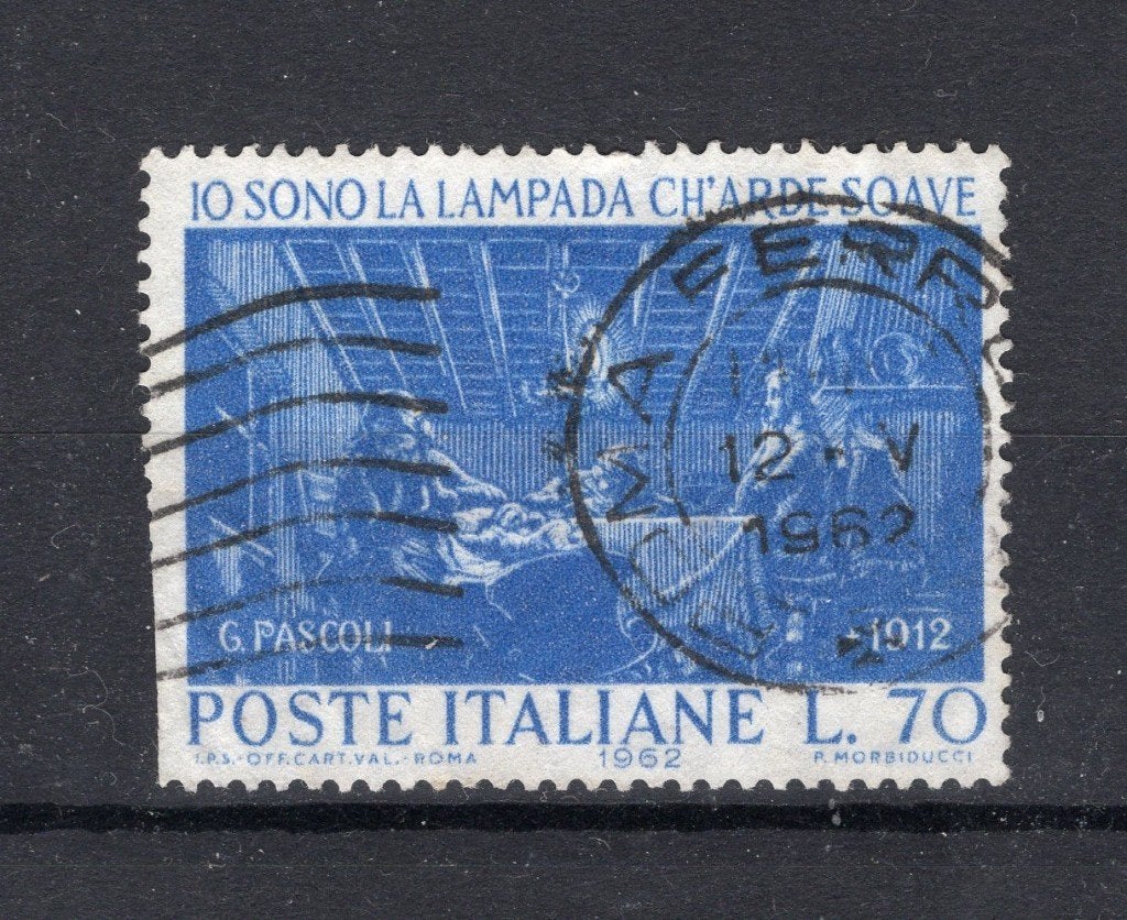 ITALIE Yt. 863 estampillée 1962, Envoi, Affranchi
