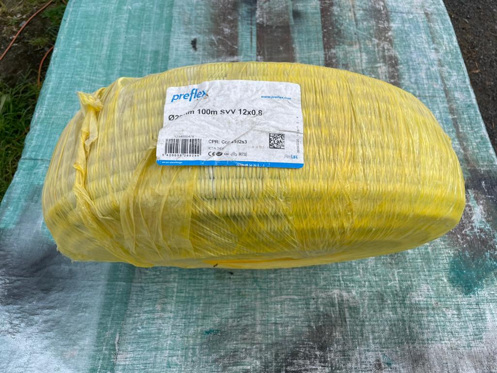 Preflex 20mm kabel SVV 12x0.8, Bricolage & Construction, Électricité & Câbles, Enlèvement, Neuf, Câble ou Fil électrique