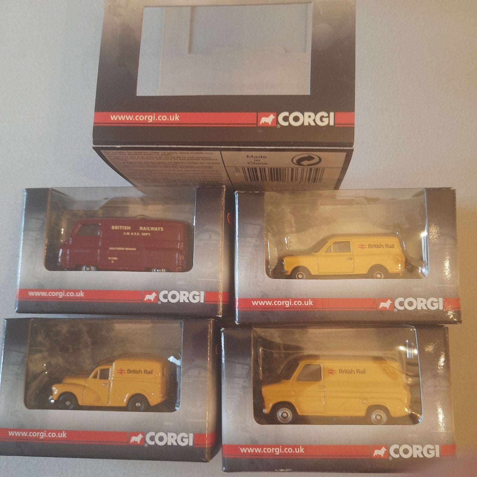 CORGI TRACKSIDE * 1:76 =HO/OO*SET DE 4 VOITURES BRITISH RAIL, Hobby & Loisirs créatifs, Voitures miniatures | 1:87, Enlèvement