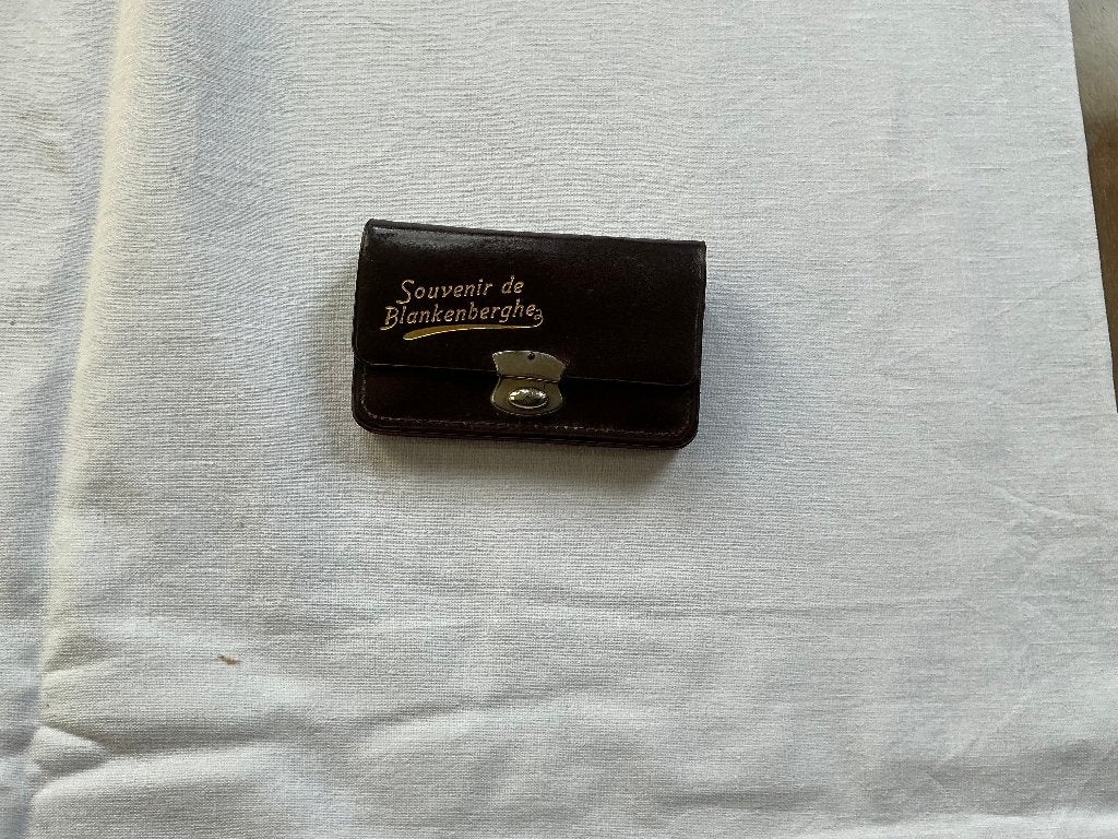 vintage portemonnee Souvenir de Blankenberghe, Enlèvement ou Envoi, Autres types