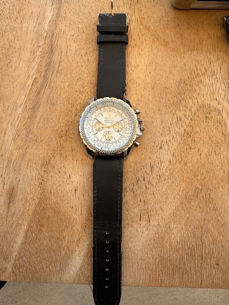 montre BREITLING navitimer heritage, Bijoux, Sacs & Beauté, Enlèvement, Utilisé, Cuir, Breitling