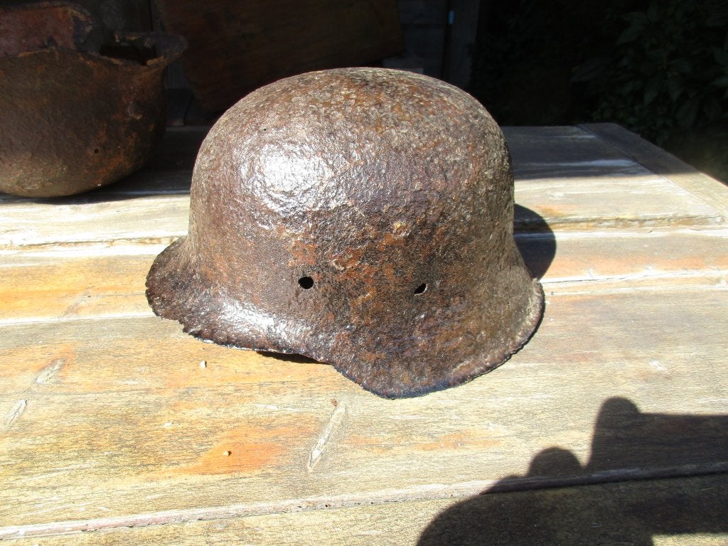 bodemvondst helm, Verzamelen, Militaria | Tweede Wereldoorlog, Ophalen of Verzenden