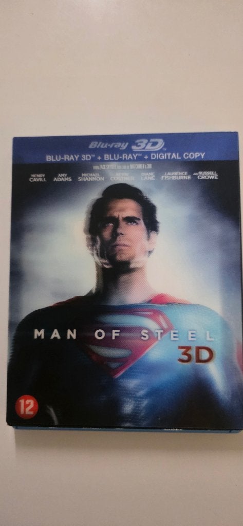 3D BR - Man of Steel, Anglais, Enlèvement ou Envoi, Film, Science-Fiction et Fantasy