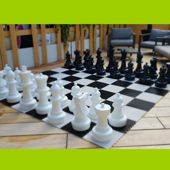 XXXL Schaakspel + bord, Hobby en Vrije tijd, Gezelschapsspellen | Bordspellen, Een of twee spelers, Ophalen, Zo goed als nieuw