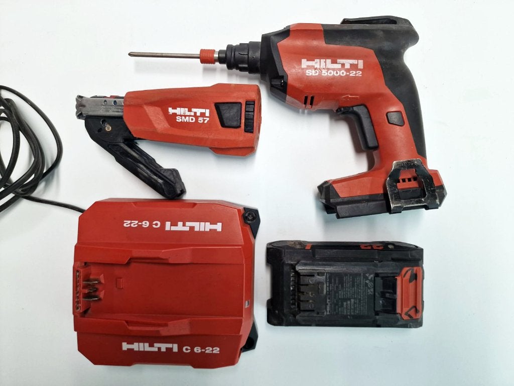 Hilti SD 5000-22 schroefmachine voor gipsplaten, Ophalen of Verzenden, Zo goed als nieuw, Schroevendraaier, Hilti
