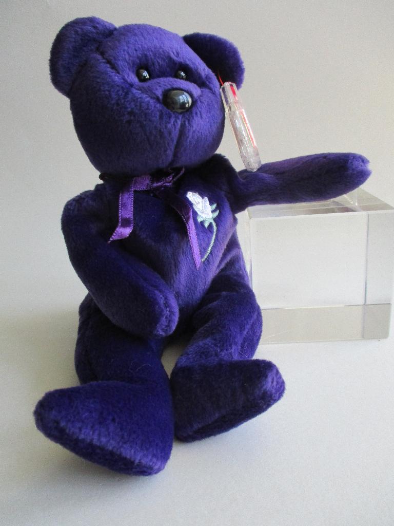 BEANIE BABIES: 114-PRINCESS-DIANA MEMORY -EXCELLENT-VINTAGE, Verzamelen, Verzenden