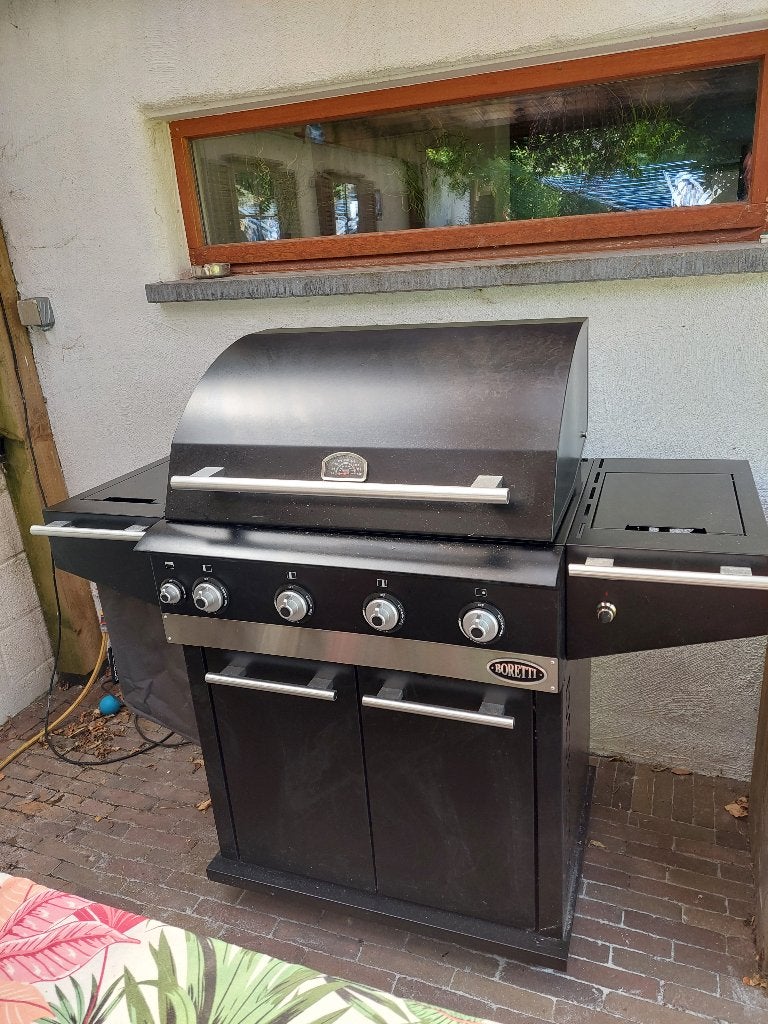 BBQ BORETTI gas&kolen 520 euro ipv 850, Enlèvement, Comme neuf, Boretti.