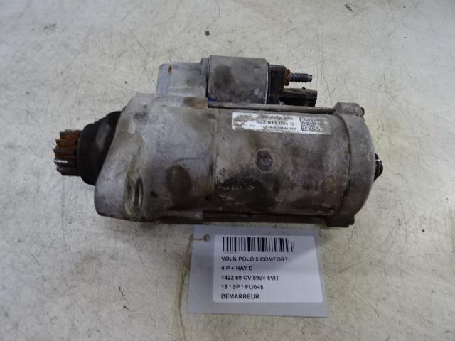 STARTMOTOR Volkswagen Polo V (6R) (02Z911021C), Gebruikt, Volkswagen