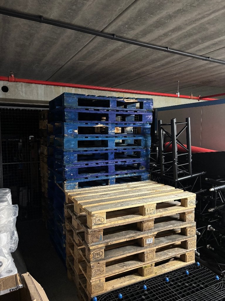 CHEP-palletten, Ophalen, Gebruikt