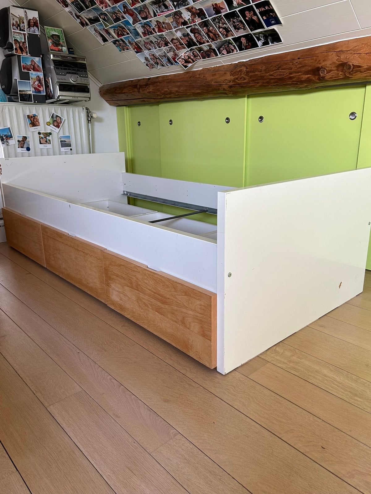 2 lits a tiroirs Ikea, Maison & Meubles, 90 cm, Une personne, Enlèvement, Utilisé