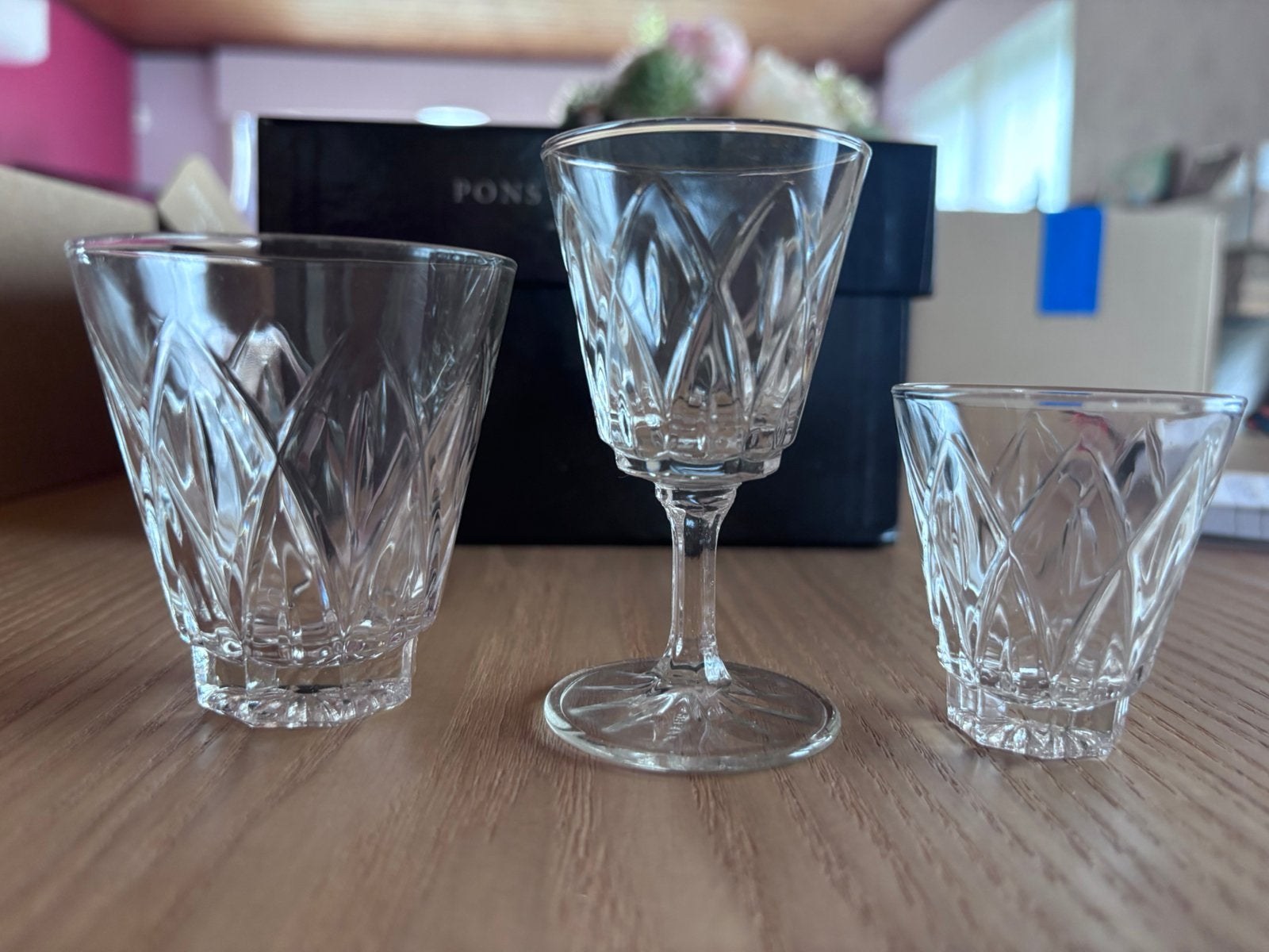 Plusieurs sets de verres - la série sera complétée…, Enlèvement, Utilisé, Verres et Verres à shot