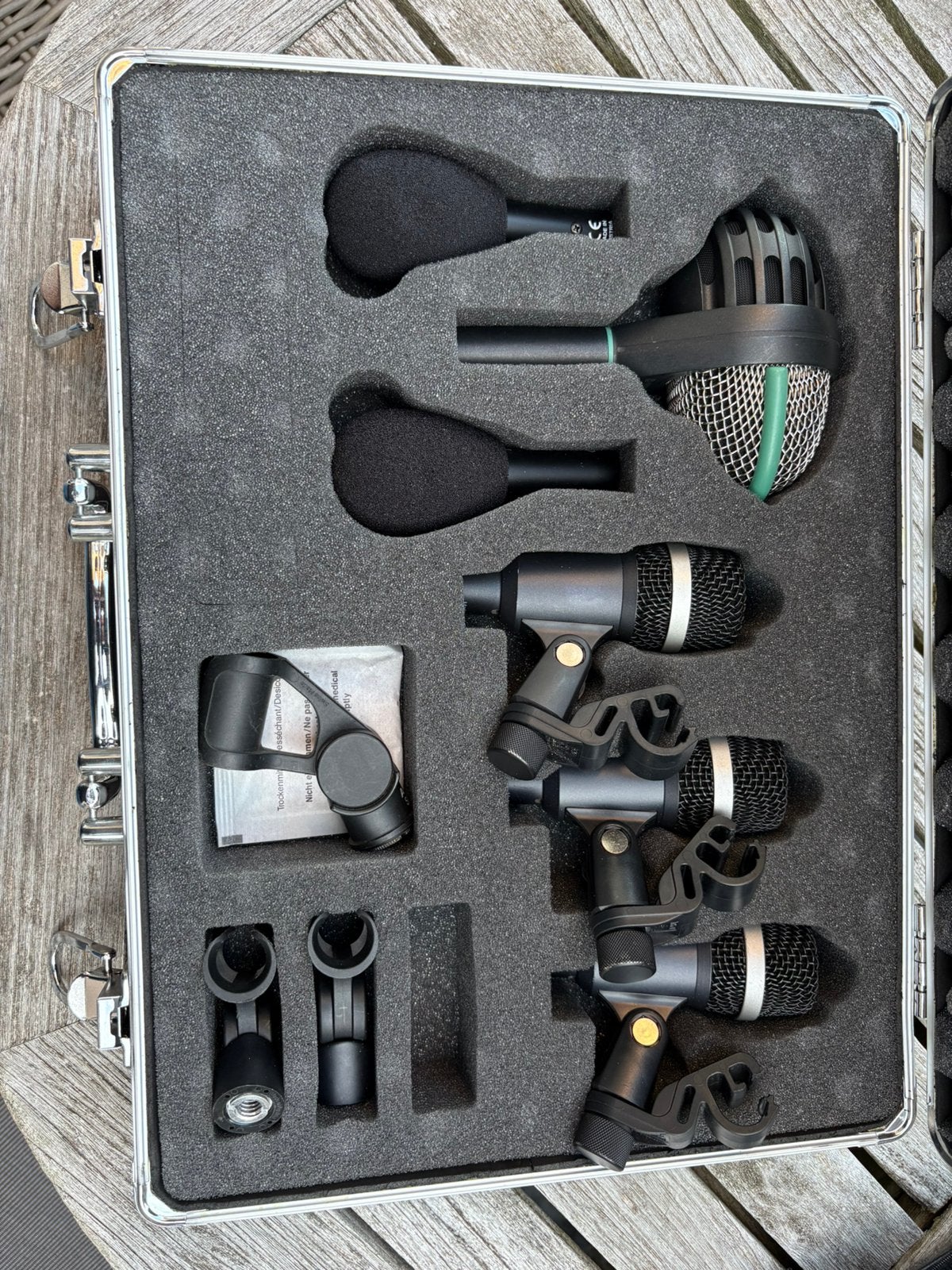 AKG drumkit microfoon set, Muziek en Instrumenten, Microfoons, Ophalen, Zo goed als nieuw