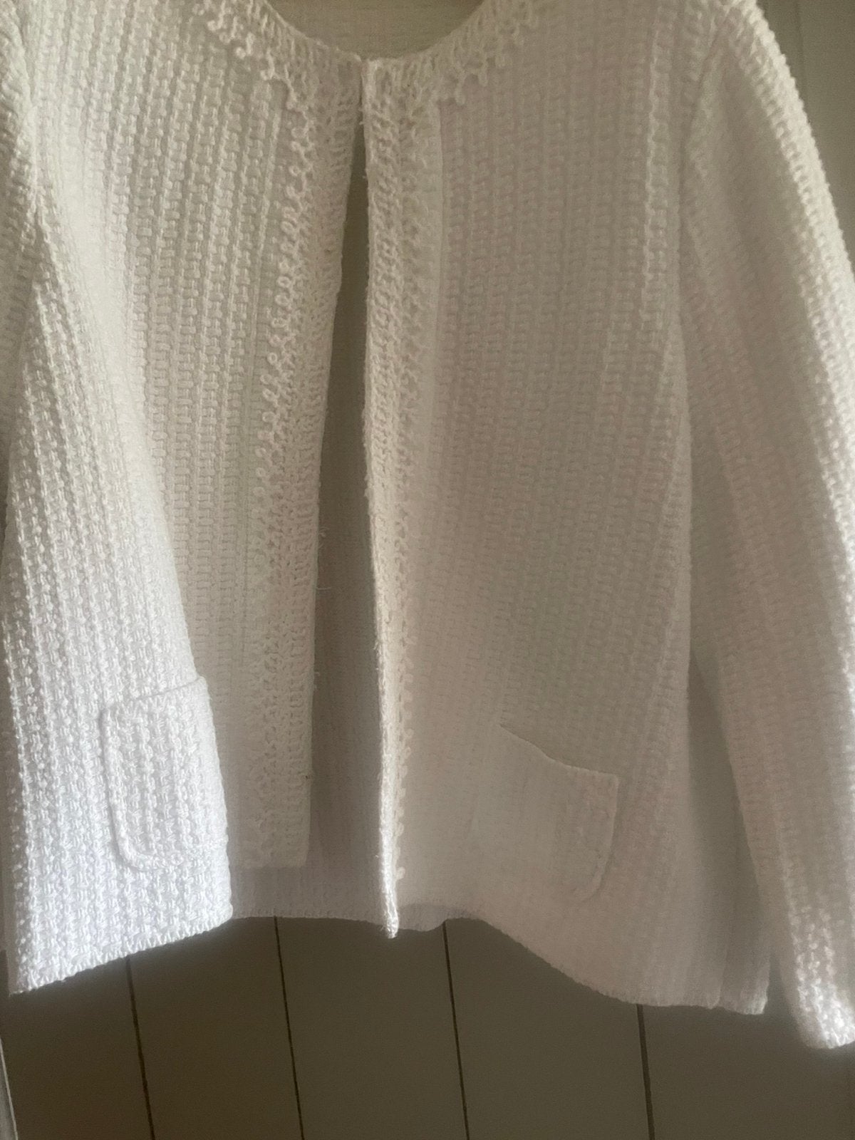 Wit vestje Anne Claire, Kleding | Dames, Ophalen of Verzenden, Zo goed als nieuw, Maat 42/44 (L), Wit
