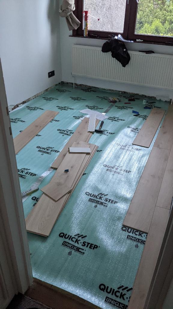 Quick Step ondervloer 3mm, Doe-het-zelf en Bouw, Ophalen, Nieuw, 5 tot 10 m², Laminaat